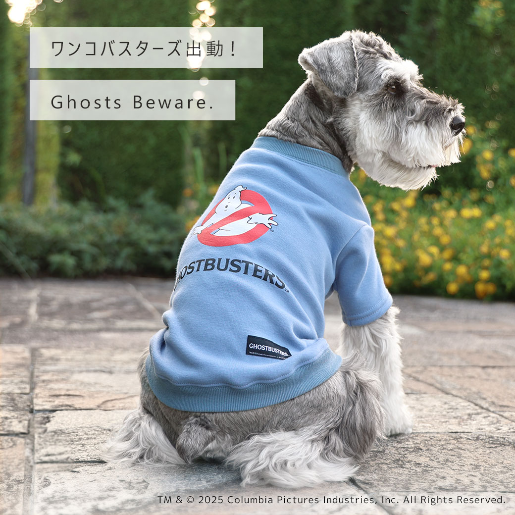 犬 服 iDog GHOSTBUSTERS ゴーストバスターズ裏起毛トレーナー アイドッグ 犬の服 犬服