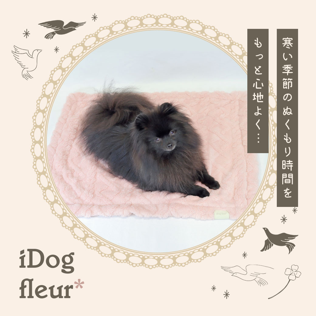 マット ステイマット IDOG&ICAT iDog fleur ケーブルニットブランケット アイドッグ マット キャリー用マット