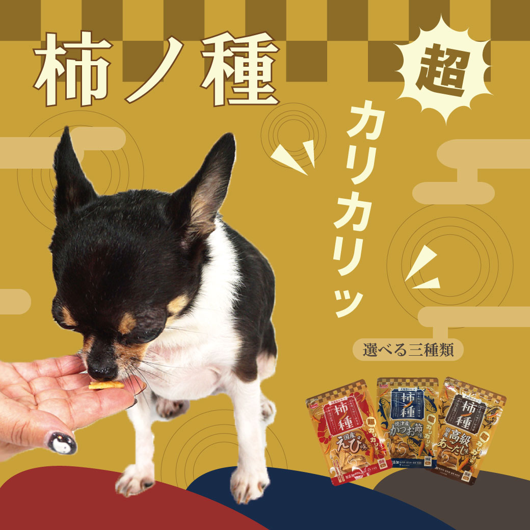 犬 おやつ スマック 柿ノ種国産えび味 50g 無添加 国産 ボーロ クッキー