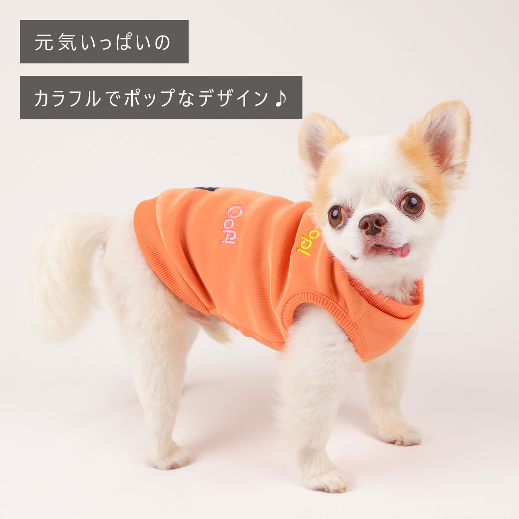 犬 服 iDog ストレッチ裏起毛ロゴタンク アイドッグ 犬の服 犬服