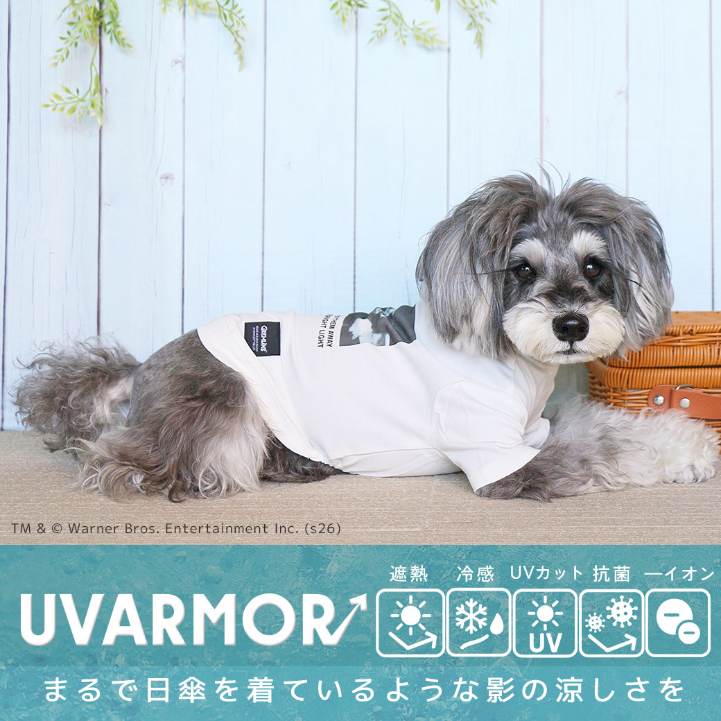 犬 服 iDog UVARMOR グレムリンフォトTシャツ 遮熱 UVカット 冷感 抗菌 マイナスイオン アイドッグ 犬の服 犬服